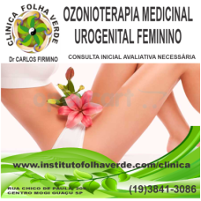 Ozonioterapia Medicinal Urogenital Feminino