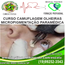 Curso Micropigmentação Camuflagem de Olheiras