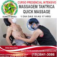 Curso Massagem Tantrica Quick Massage