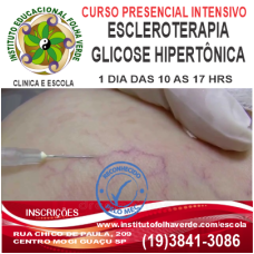 Curso Escleroterapia Glicose Hipertônica